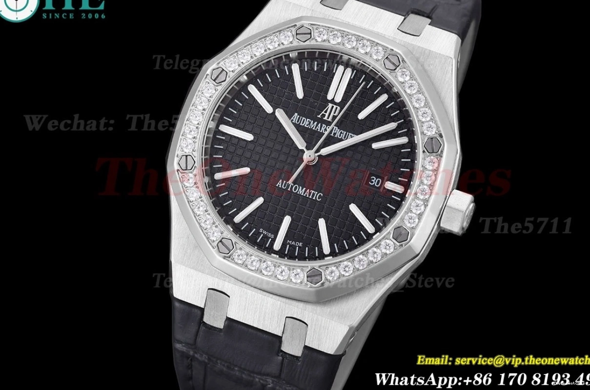 41mm Royal GDF LE SS Dial Oak 15400 MY8215 Black 0425